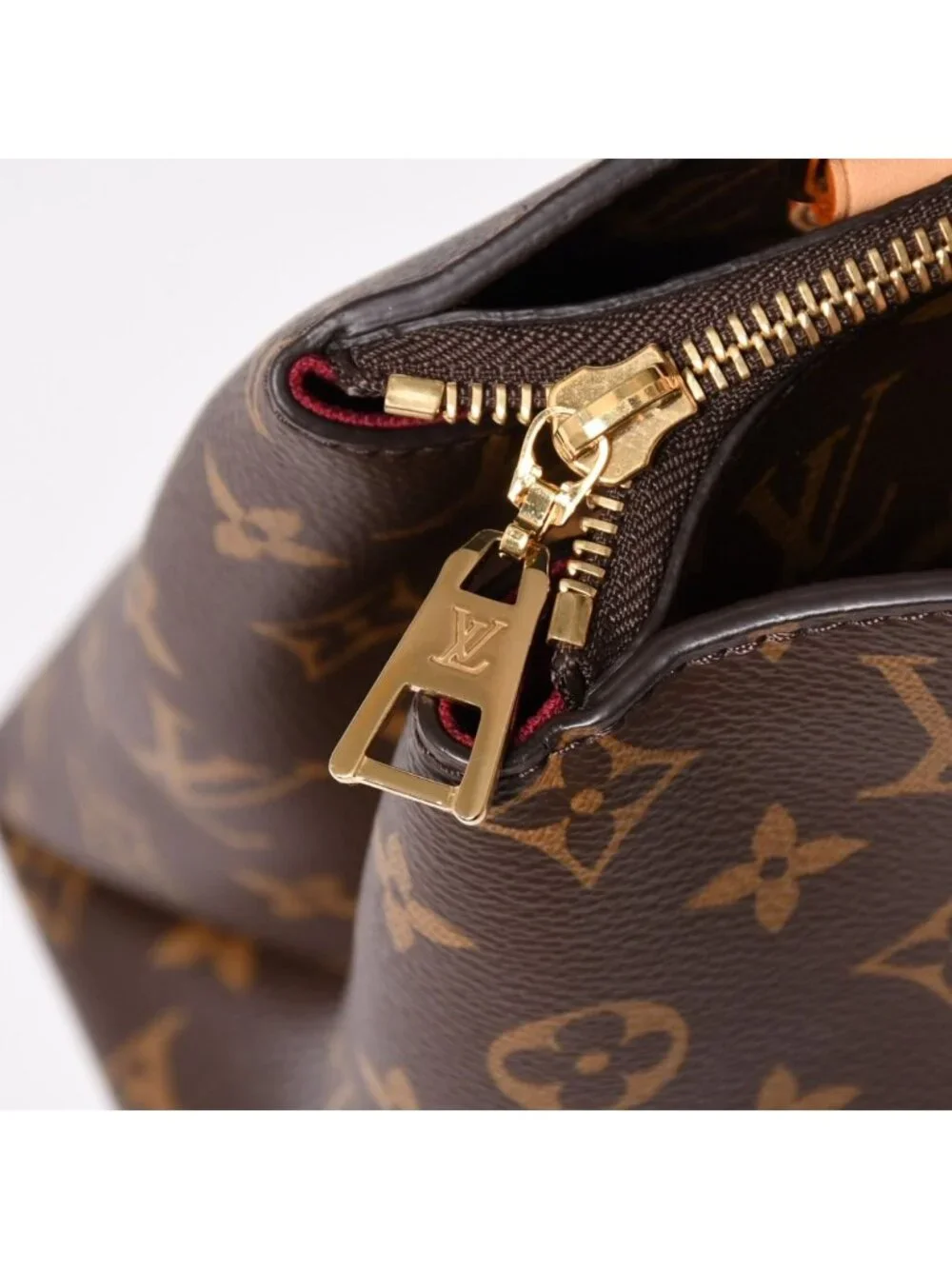 Louis Vuitton Petit Palais PM 2-Way Bag Monogram Brown Gold